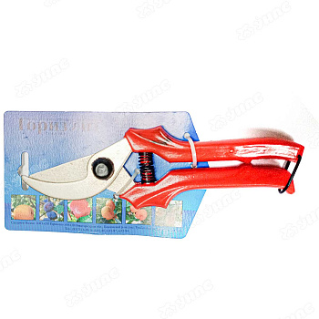 Секатор 220 мм с никелированным покрытием (230 г) на картонной подложке С-41-4Н х30