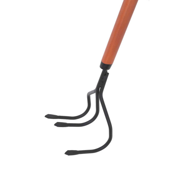 Культиватор Легкий трехзубый Дракон KOPPER TOOLS с дюралевым черенком - 120 см ФИ.045-00