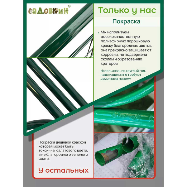 Парник на подоконник Садовкин, 5 полок 25*50*130 см