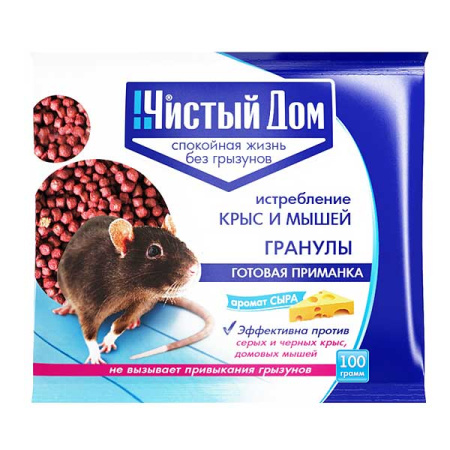 Чистый дом Форет гранулы 125гр (зап.сыра)03-351х50