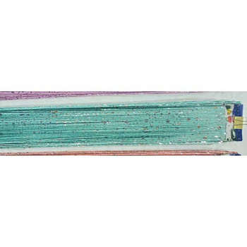 Дождь новогодний 9222-23-19 1,5м  зеленый со звездами (Цена за 10шт)