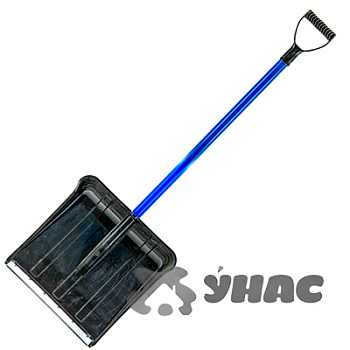 Лопата снеговая пластиковая в сборе 37080 Умка d32 черная