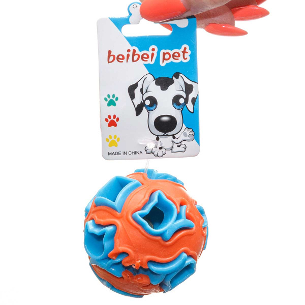 Игрушка для животных "Мяч" с бубенчиком 5 см NA2636