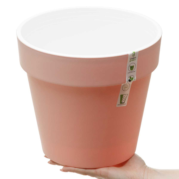 Горшок "Протея" 6 л Розовая пудра ПР25-20 Ливингрин х7 