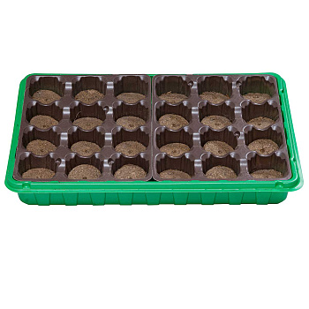 Комплект для рассады с торф.табл.41мм 24таблет(18) 