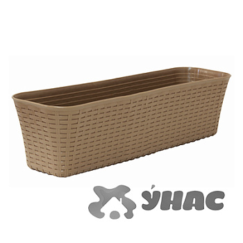 Балконный ящик РОТАНГ 600мм бежевый М3226 (10)