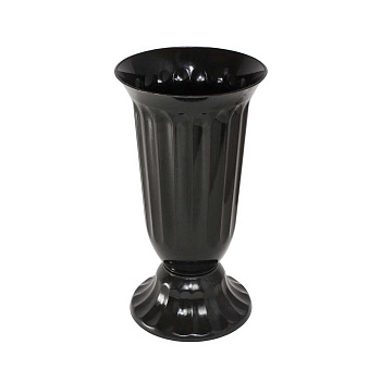 Ваза "Цветочная" №0 (1л) черная 03000 Милих (20)