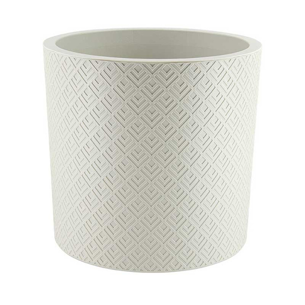 Кашпо Этна 24л с встав. Бел Ротанг  М3185 (1) 