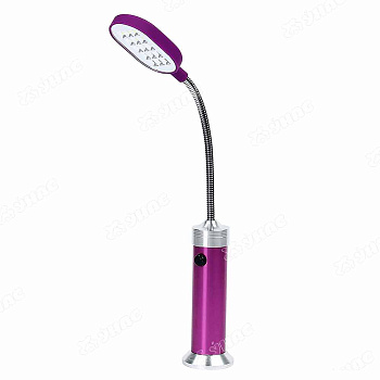 Фонарик 30 см гибкий, с магнитом 15 LED NA1701 (12/144)