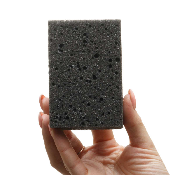 Губка для посуды крупнопористая черная Перфера (10шт) х8