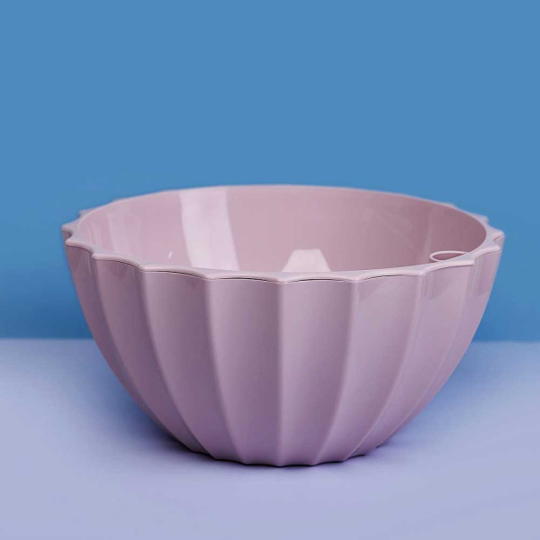 Кашпо "Ракушка" 3,4 л Бисквит Пласт Авеню х8 