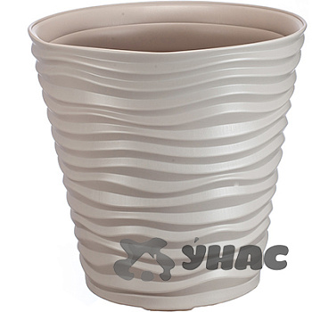 Кашпо ДЮНА  460*450 50л кремовый М3403 (3) 