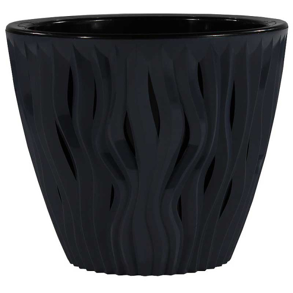 Кашпо Вдохновение  7,5л Антрацит КШ-8668 ВМС(6) 