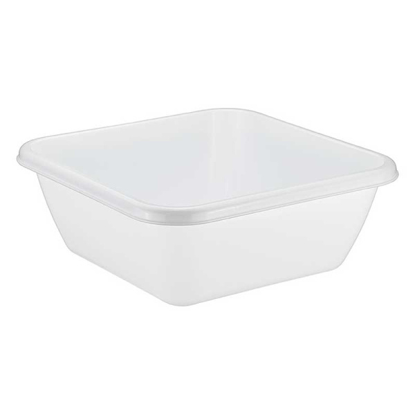 Таз квадратный 12 л. М2578 (10) Белый