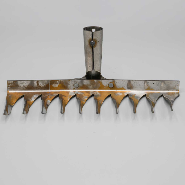 Грабли витые 10-ти зубчатые нержавеющая сталь клепанные б/ч*10