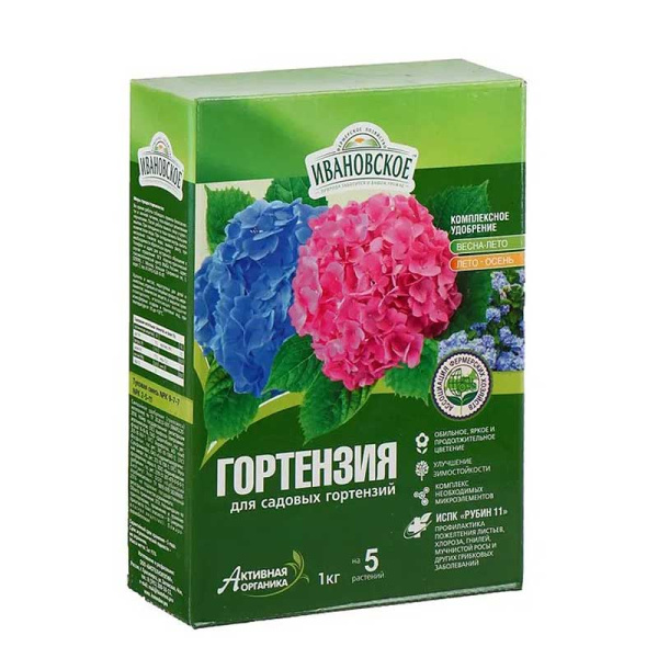 Гортензия удобрение  1кг Ивановское х 12 