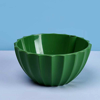 Кашпо "Ракушка" 2,4 л Малахит Пласт Авеню х10 