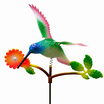 Штекер садовый Колибри на веточке NA2684 16*14см (288)