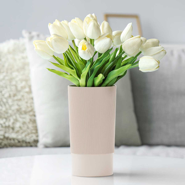 Ваза Версаль 150х280мм бежевый БШ8938 х12 