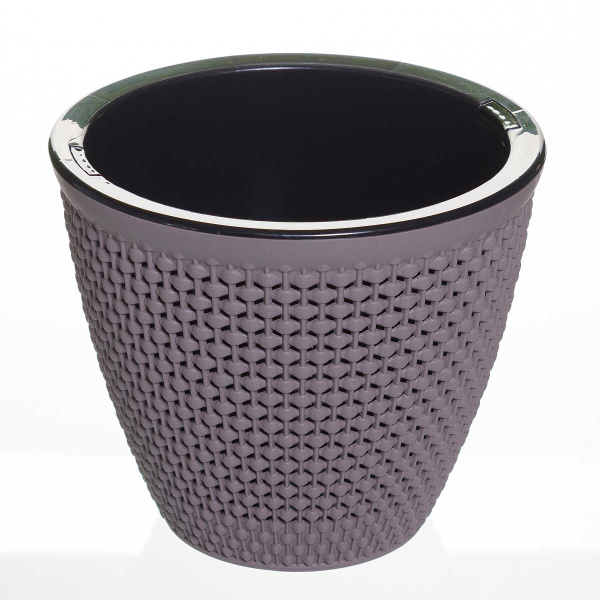 Кашпо Ротанг 2,25л Мокачино КШ-9715 ВМС(16) 