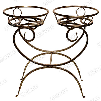 Подставка д/цветов "Дуэт 7" d=260мм медн.