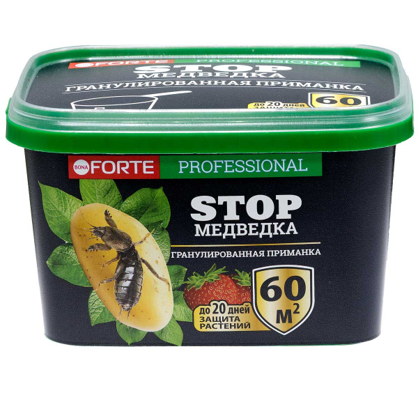 Бона Форте Гранулы от медведки 180 гр ведро х12