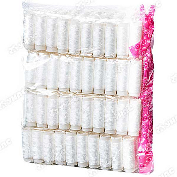 Нитки белые набор10шт 1катушка-30м NA2220 (20/600) 