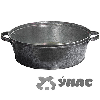 Таз 9л оцинкованный круглый (Омутнинск) х10