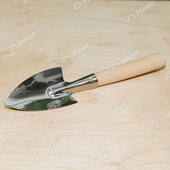 Совок пикировочно-посадочный (НЕРЖАВЕЮЩАЯ СТАЛЬ) СПУ 1,5мм с деревянной ручкой