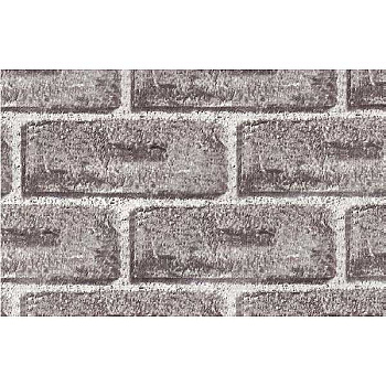 Пленка самоклеящаяся 45*8 м Грейс 5216-1-45 серый кирпич