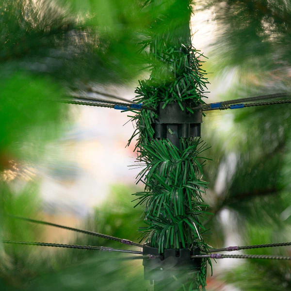 Елка HJ300-43 2-хцвет. 300см 700вет-10см мет.подст.