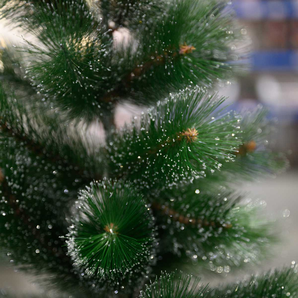 Елка HJ150-81серебро  150см 144ветки мет.подст.