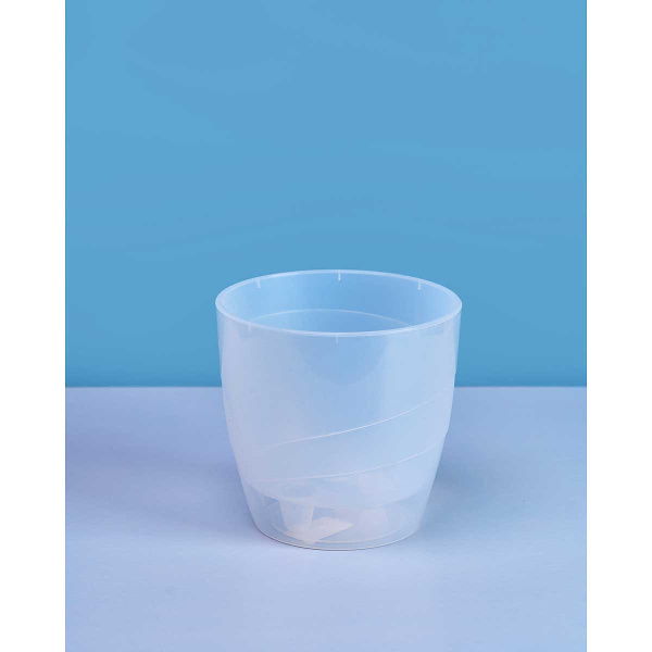 Кашпо "Грация" 4,5 л прозрачный Пласт Авеню 