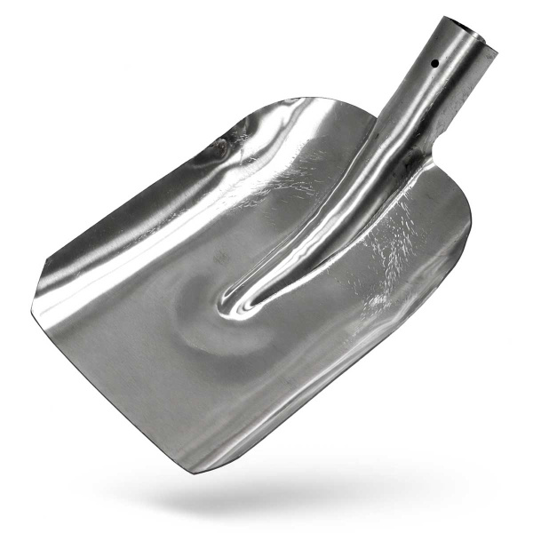 Лопата совковая прямая нержавеющая сталь 1,5мм ЛСП с р/ж х10