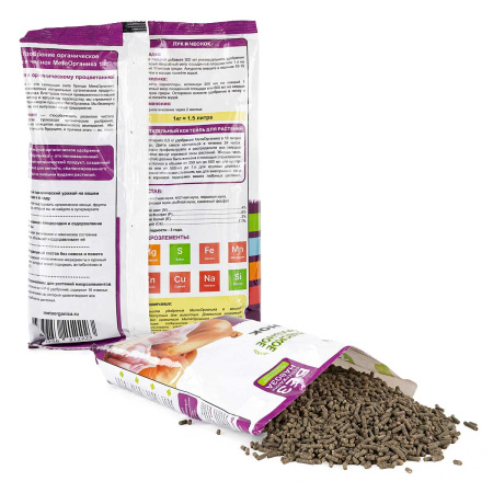 Удобрение органическое "Лук и Чеснок" МетаОрганика 1кг х8 