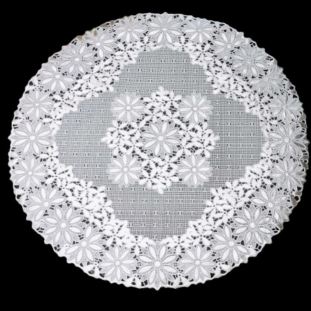 Салфетка 30*30 ажурная лейс круг LO-1008В