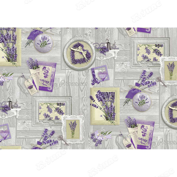 Клеенка н/о 135*20  ПЕРФЕКТ 579/15 лаванда  Тверь