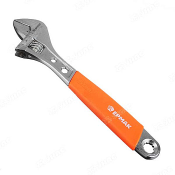 Ключ разводной ЕРМАК 300 мм обрезиненная ручка 655-093