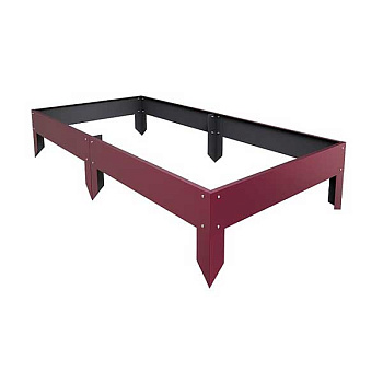 Грядка Лето-6 ВЫСОКАЯ Винно-красный 190*95*31,6см 1шт