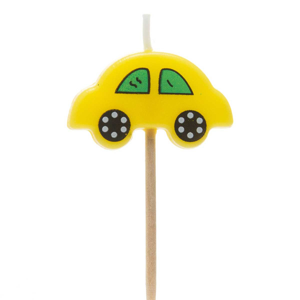 Свечи для торта NA2539 "Машина" 5шт в упаковке (360)