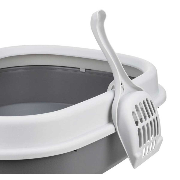 Лоток для кошек низкий борт + совок Смоки М1832 х4