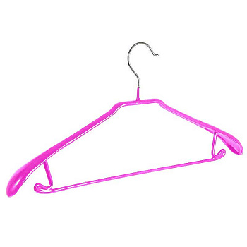 Вешалка 40см метал (NA1635) с нанес.ПВХ шир.плечо  х100