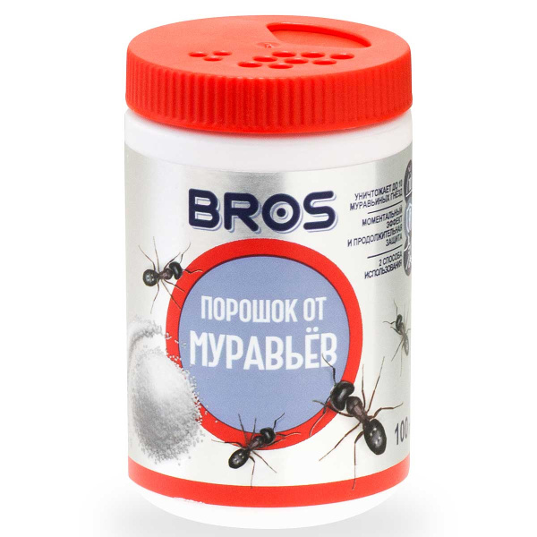 Порошок 100гр. от муравьев BROS х18