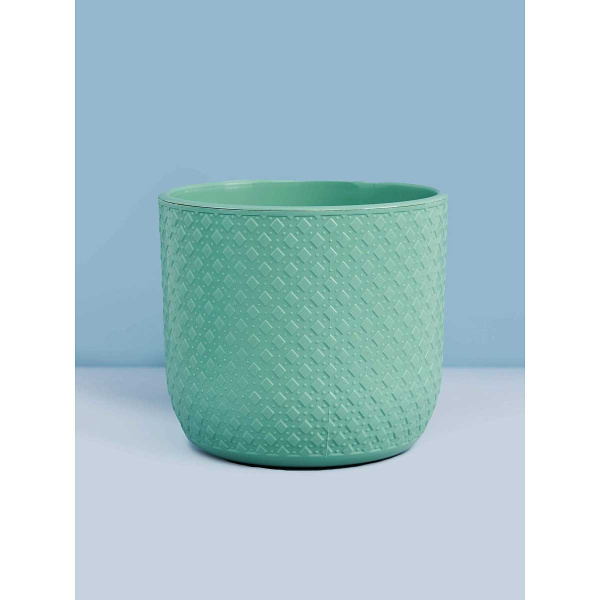 Кашпо"Клевер" 3,2л со вст Нефрит Авеню Пласт х6 