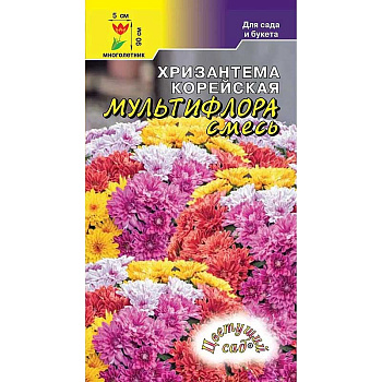 Хризантема Мультифлора смесь махровая ЦветСад Ц 
