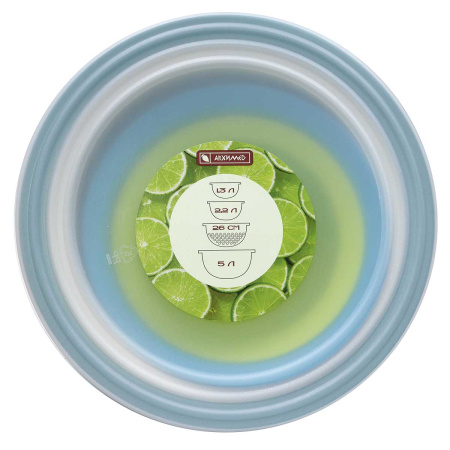 Набор дуршлаг д.260мм + 3 миски с крышкой