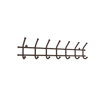 Вешалка "Норма 7" цвет коричневый ВН66К х10