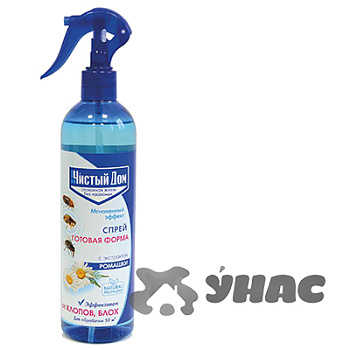 Чистый дом Спрей от клопов и блох 400мл 02-628 х24