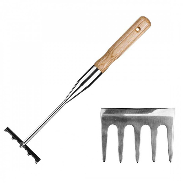 Грабельки 5 зуб с длинной рукояткой FINLAND 1848
