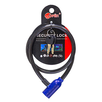 Замок-тросс велосипедный 12*800мм NA2692-2 (200)